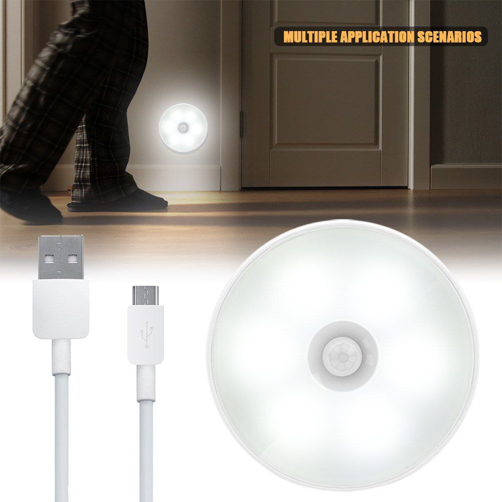Body Induction Lamp - Metal 30x30x5 Cm | Usb Rechargeable, Motion Sensor, Warm Golden Light, Easy Installation With Magnetic Base
