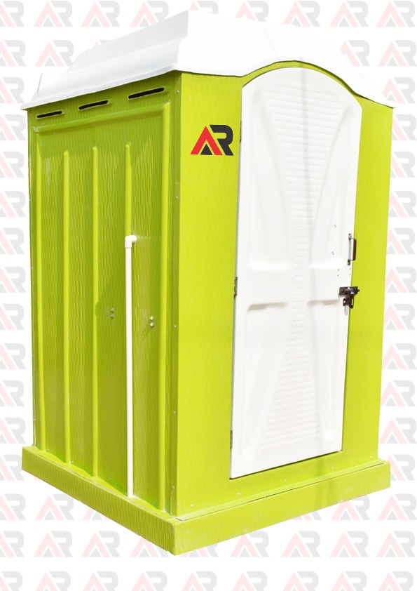 Frp Western With Urinal And Washbasin Portable Toilet - Color: Off White
