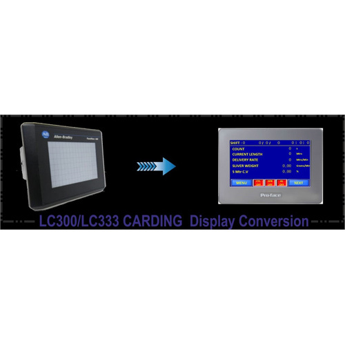 Textile Lc-300 Carding Machine Conversion Display - Steel Material, Industrial Usage | Warranty Included, Durable Design