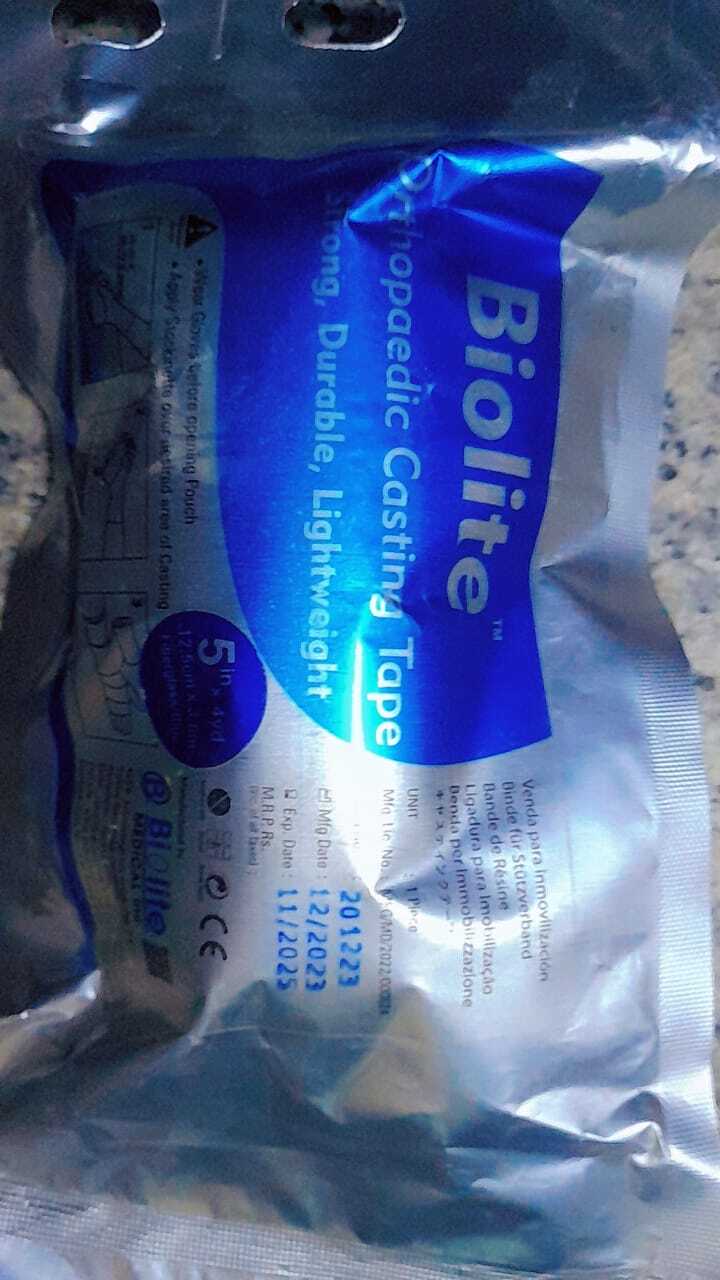 Biolite Orthopaedic Casting Tape - Lightweight, Strong, Durable | Ideal For Reliable Support And Protection During Recovery