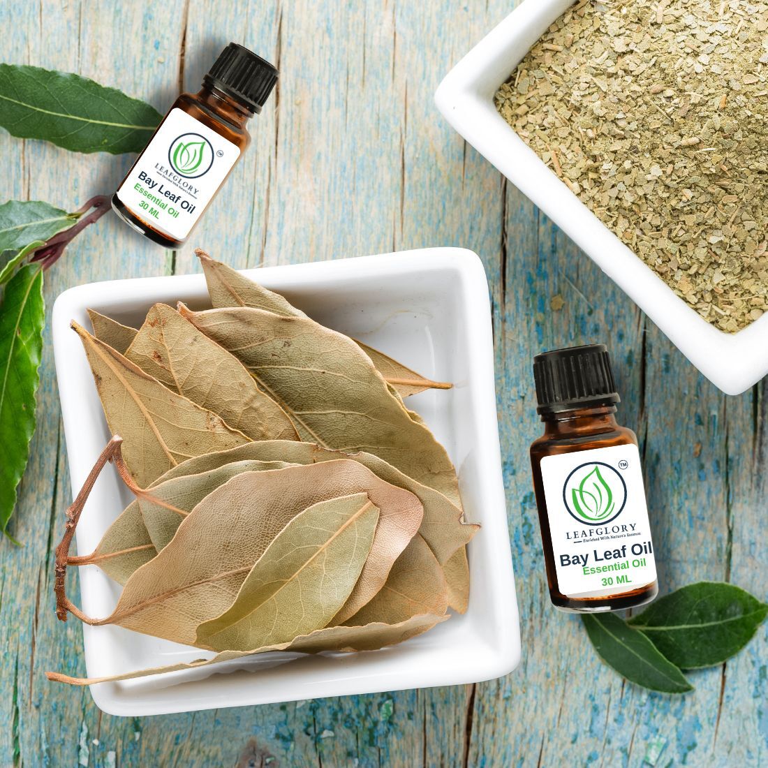 Bay Leaf Oil - 99% Purity, 10 Ml Compact Bottle | Aromatic Herbal Extract For Calmness & Memory Boost