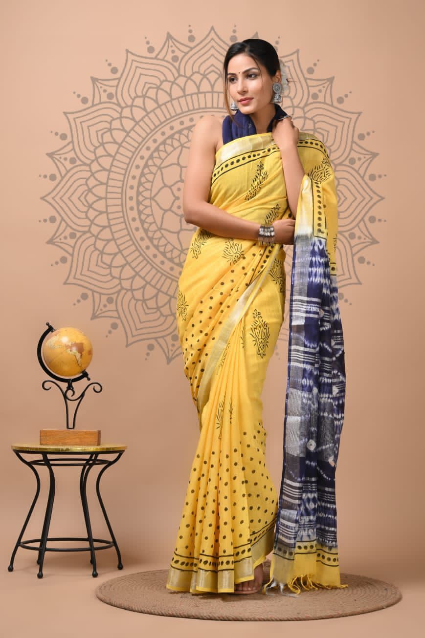 Cotton Silk Saree