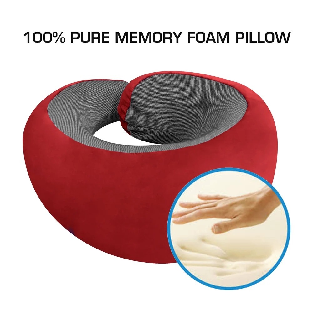 Snake Neck Pillow Premium Memory Foam - Color: Mix Colour