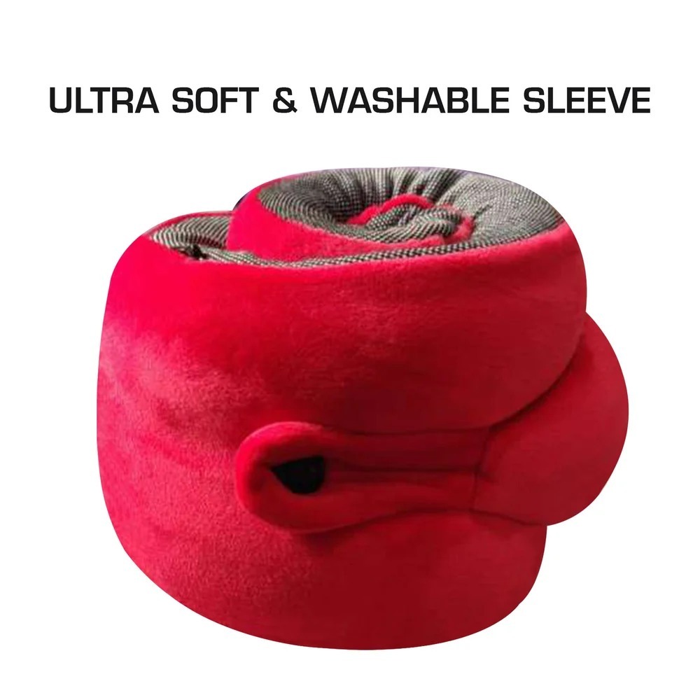 Snake Neck Pillow Premium Memory Foam - Color: Mix Colour