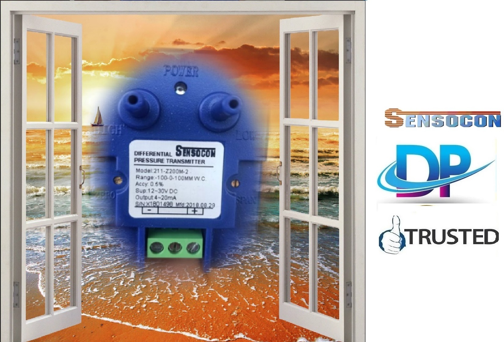 Sensocon Usa 211-d050k-3 Differential Pressure Transmitter From Kampagarh Kendrapara Orissa - Accuracy: 0.25 %