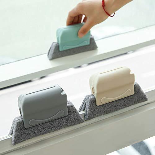Window Cleaner Brush - 3.3x3.3x5.5 Inches | Pp Material Handle, Fixed Brush Head, Multi-scene Application For Effortless Cleaning Of Gaps And Slides