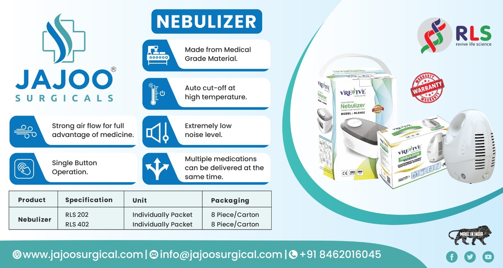Nebulizer - Rls402 - Application: Commercial