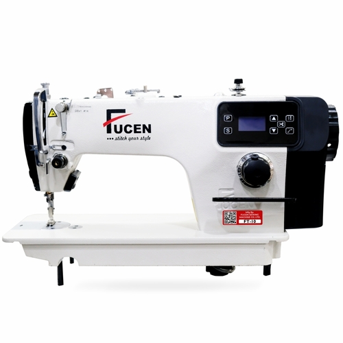 FT-10: High Speed Direct Drive Single Needle Lockstitch Sewing Machine - 220V, 320VA, 200-5500 STI/MIN | LED Control Panel, Automatic Thread Trimmer, USB Port, Needle Positioning, Pressure Foot Lifter