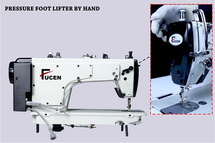 Ft-10: High Speed Direct Drive Single Needle Lockstitch Sewing Machine - 220v, 320va, 200-5500 Sti/min | Led Control Panel, Automatic Thread Trimmer, Usb Port, Needle Positioning, Pressure Foot Lifter