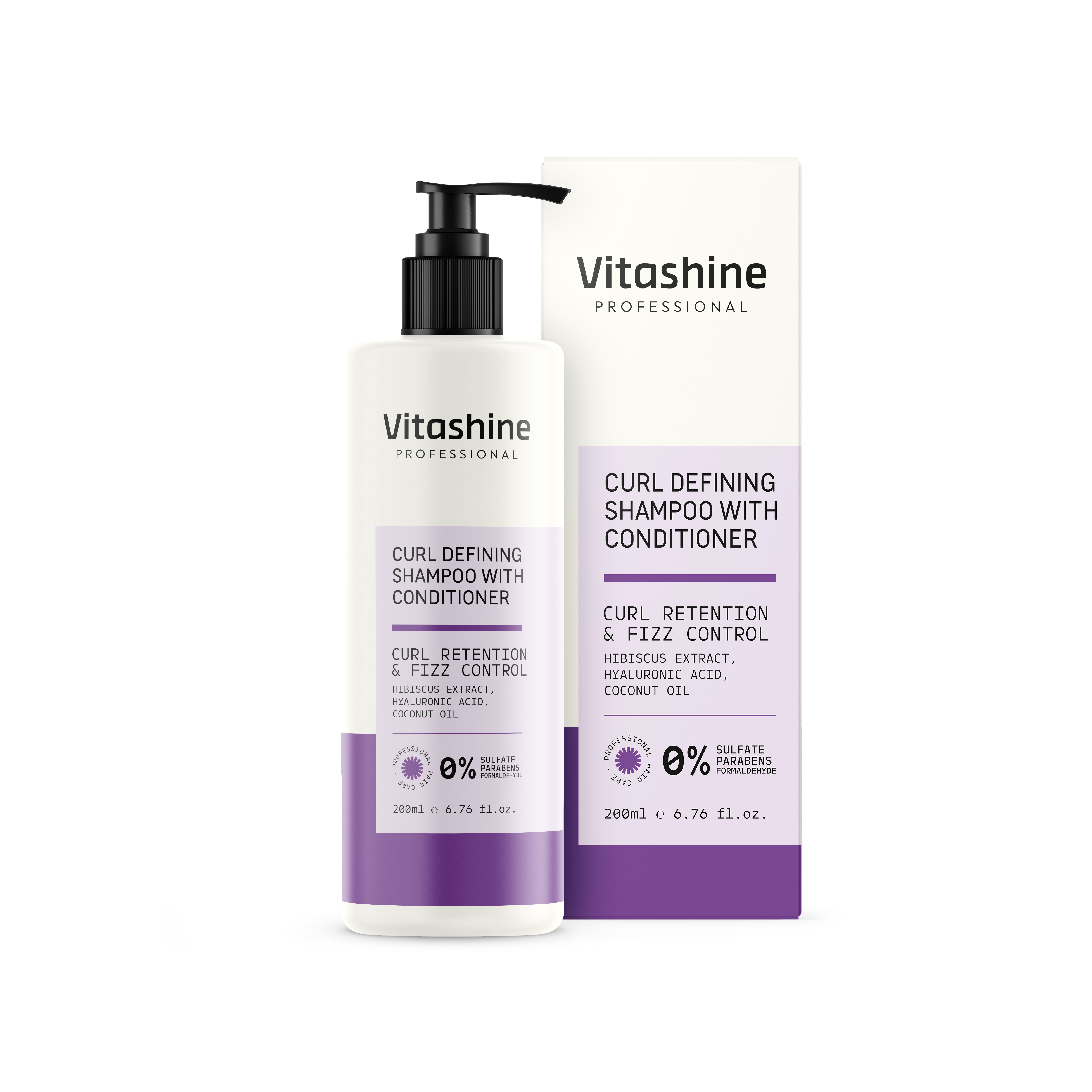 Vitashine Professional Curl Defining Shampoo With Conditioner - Product Type: Hair Treatment Products