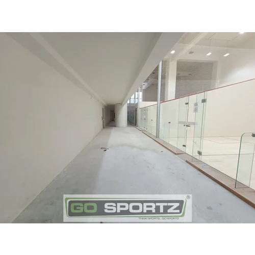 Wooden Squash Court - Color: Off White