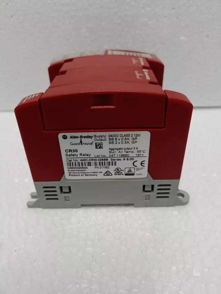 Allen-bradley Guard Master Safety Relay Cr30 Cat No.440c-cr30-22bbb