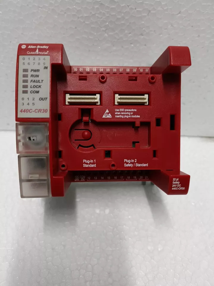 Allen-bradley Guard Master Safety Relay Cr30 Cat No.440c-cr30-22bbb