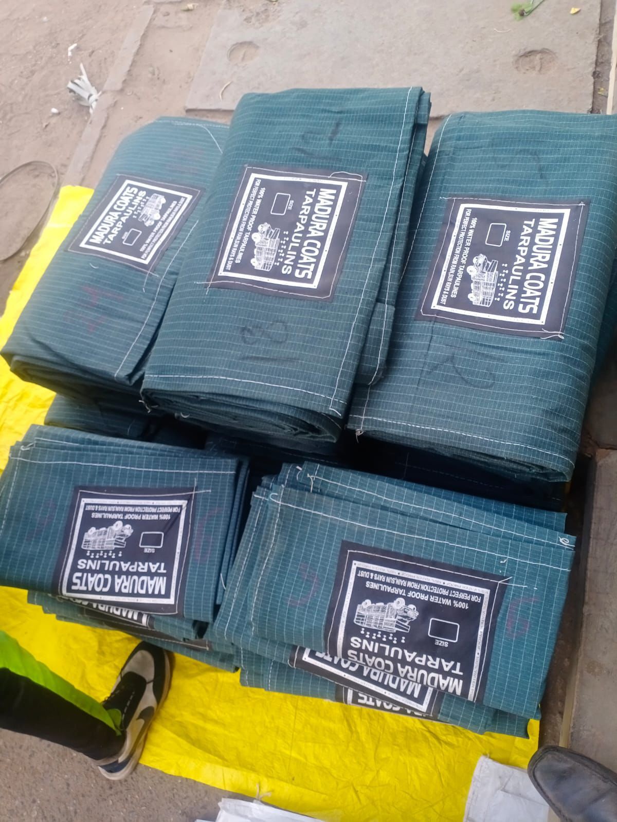 Cotton Canvas Tarpaulin - Application: Industrial