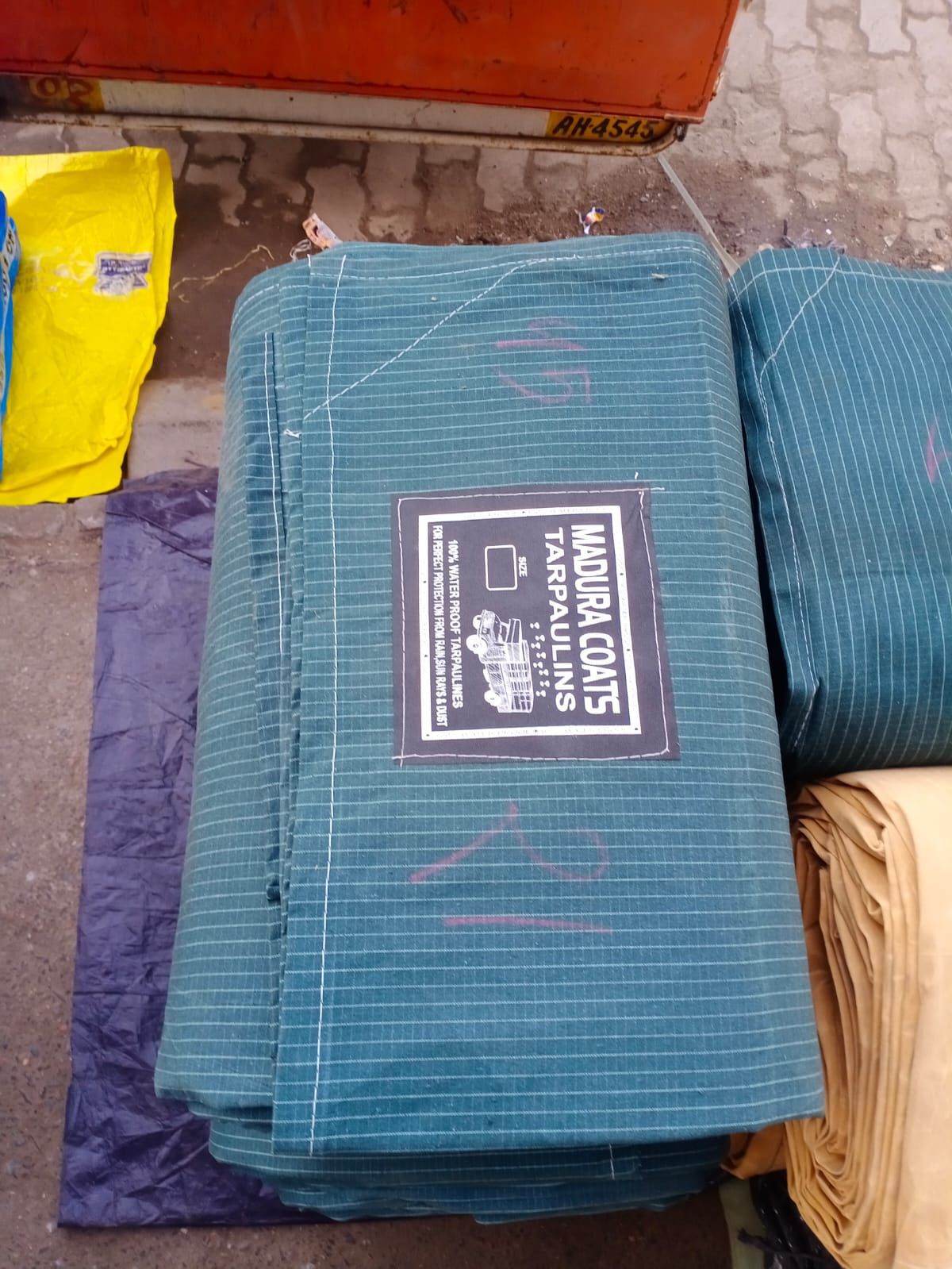 Cotton Canvas Tarpaulin - Application: Industrial