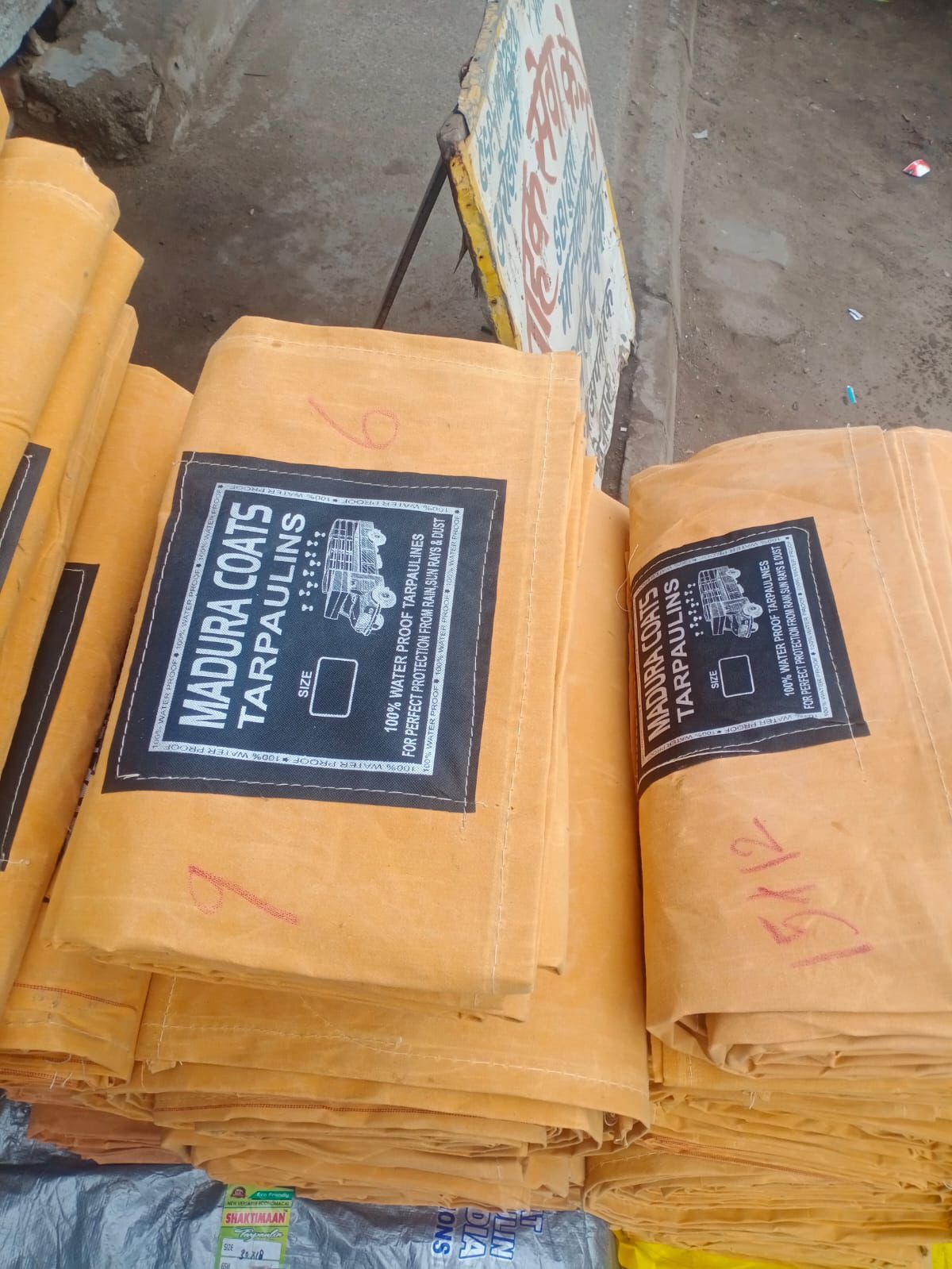 Cotton Canvas Tarpaulin - Application: Industrial