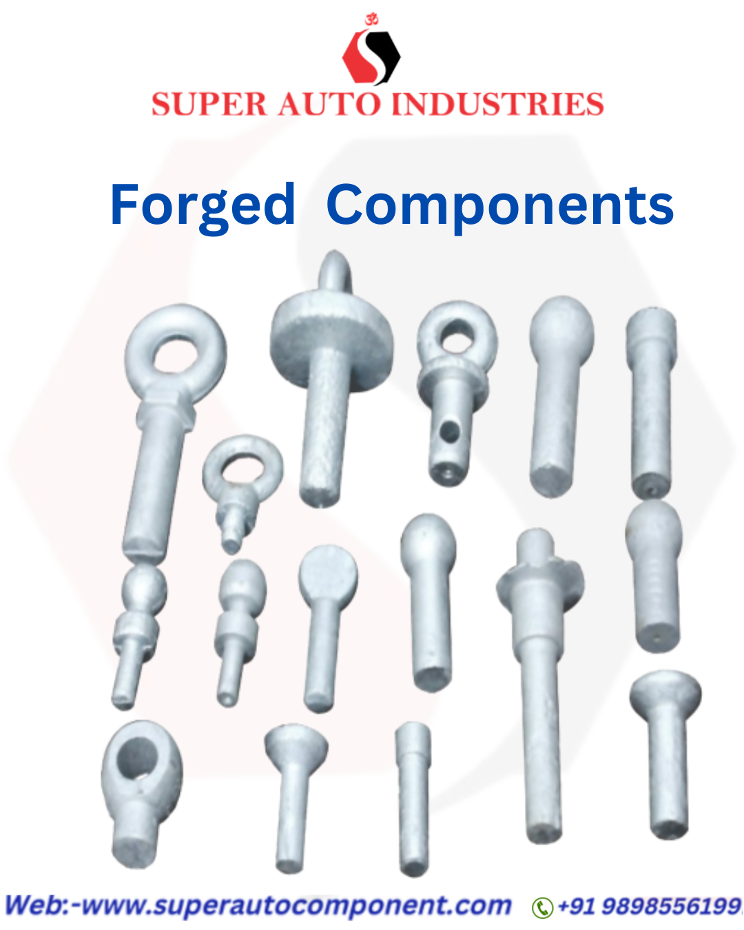 Universal Joint Cross - Color: White