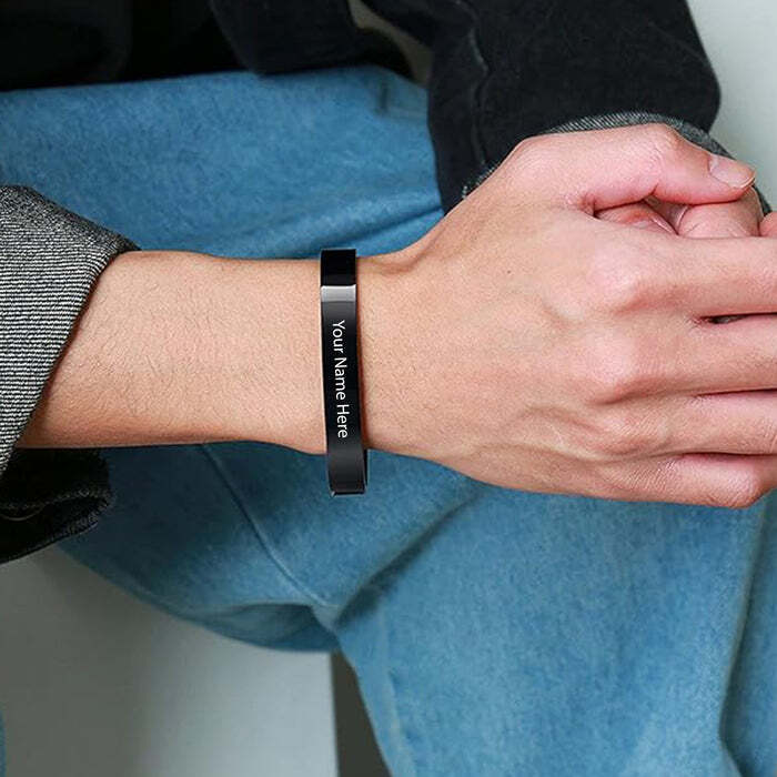Stylish Kada Bracelets Black