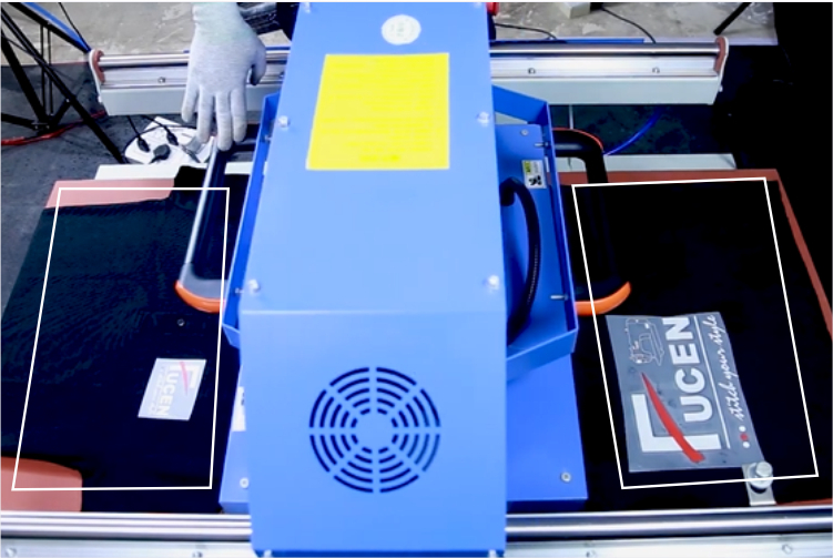 Dht-4060: Dual Bed Heat Press Transfer Machine (Size 16a A 24) - Color: Blue