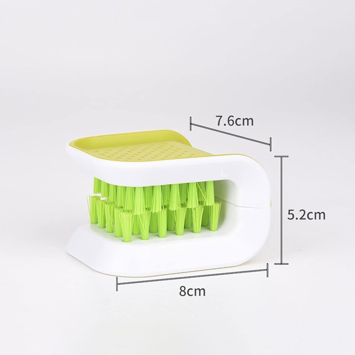 Blade Cleaning Brush - Plastic Material | Dense Soft Bristles, Double-sided U-shaped Design For Effective Car Interior And Seat Belt Cleaning