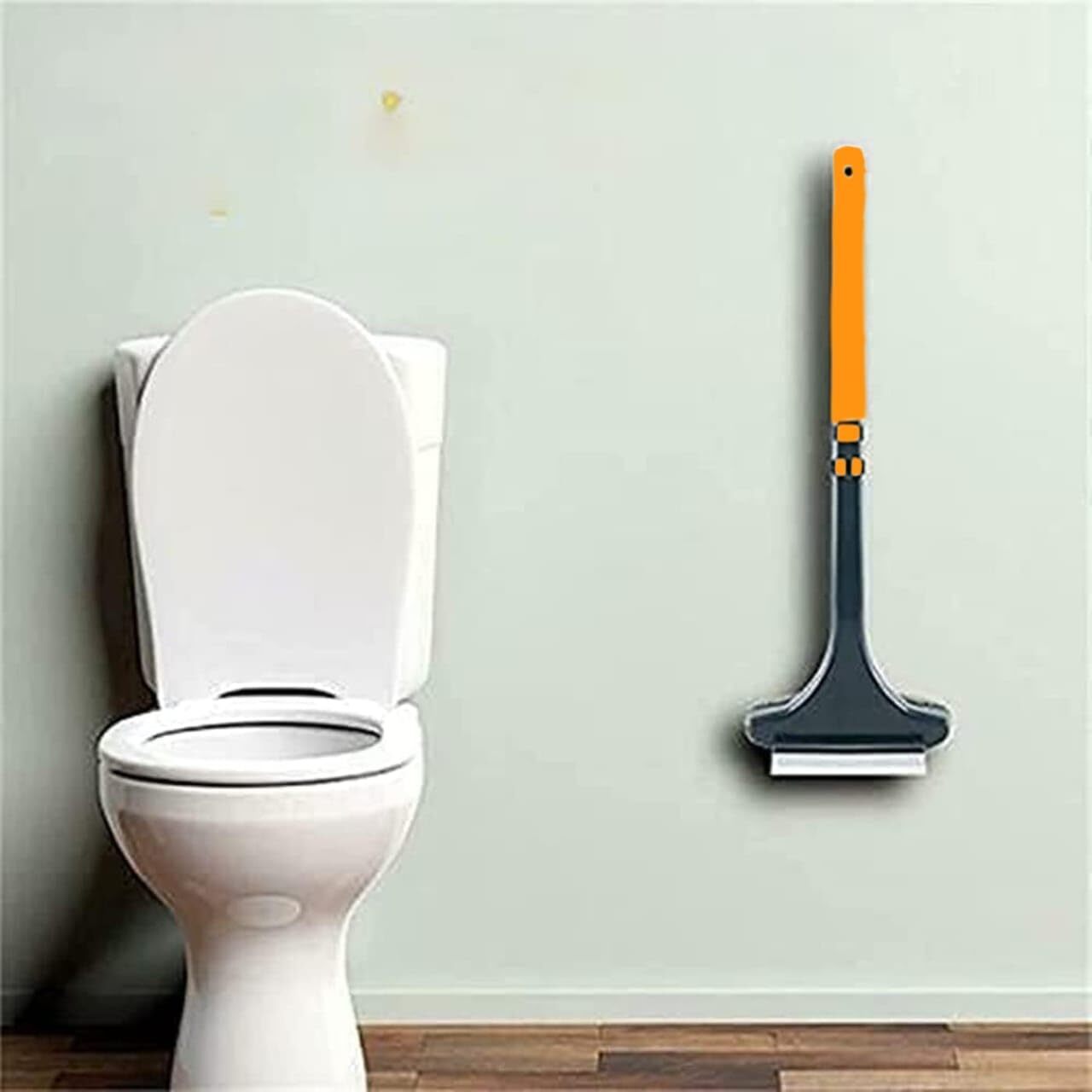 2 In 1 Window Mesh Cleaner - 10x10x10 Cm, Plastic | Versatile Design With Mesh Cleaner Brush & Streak-free Mirror Glass Wiper, Ergonomic Handle
