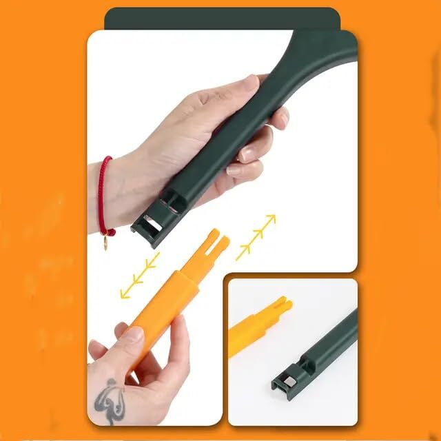2 In 1 Window Mesh Cleaner - 10x10x10 Cm, Plastic | Versatile Design With Mesh Cleaner Brush & Streak-free Mirror Glass Wiper, Ergonomic Handle