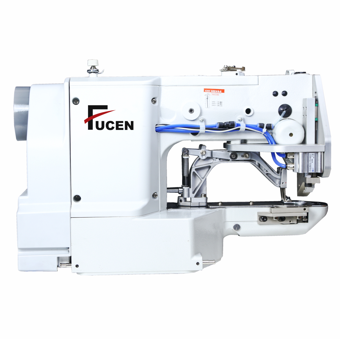 Fc-430-o: High Speed Direct Drive, Computer Controlled Lockstitch Round Bar Tacking Sewing Machine (Cap Hole)
