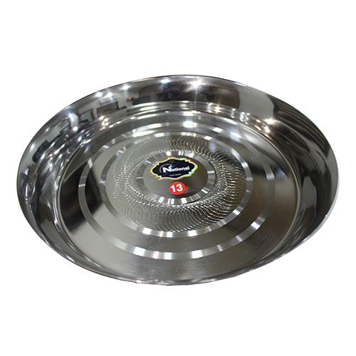 Stainless Steel Basath - Color: Silver / Grey