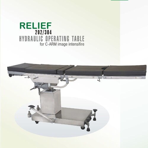 C Arm Compatible Hydraulic Operating Table - Total Radio Translucent Table Top | High Quality Multi-Purpose Design for Diverse Surgical Procedures