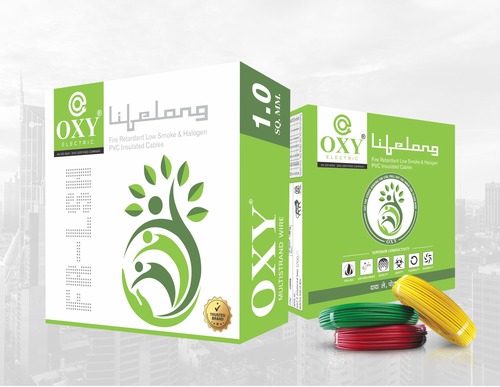 OXY Lifelong - Copper House Wire | Rated Voltage 1100V, Rated Current 1100V, Multi-Use with Black, Red, White, Blue Color Options