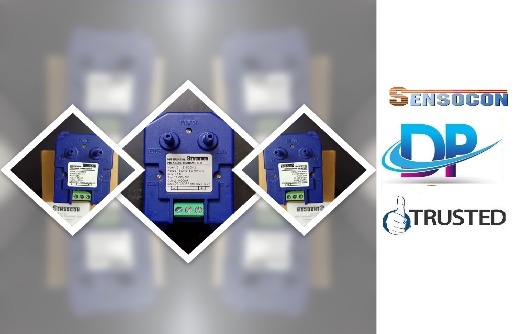 Sensocon Usa Series 211-d025k-3 Differential Pressure Transmitter From Chhapar Churu Rajasthan India