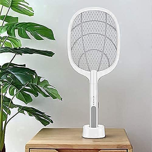Electric Fly Swatter - Heavy-duty Handheld Design | High Voltage Electric Grid, Comfortable Grip & Odorless Insect Zapping For Indoor & Outdoor Use