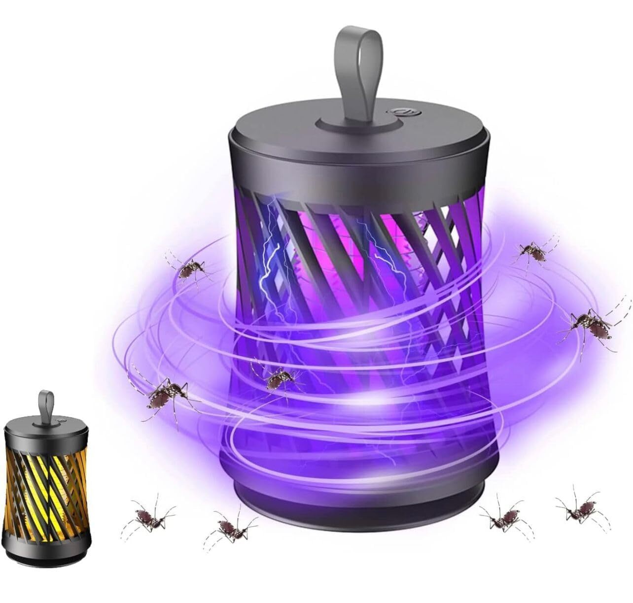 Zapper Mosquito Lamp - Eco-friendly Electronic Device, 10x10x10 Cm Size | Usb-powered, Easy-clean Tray, Silent Operation For Home Use