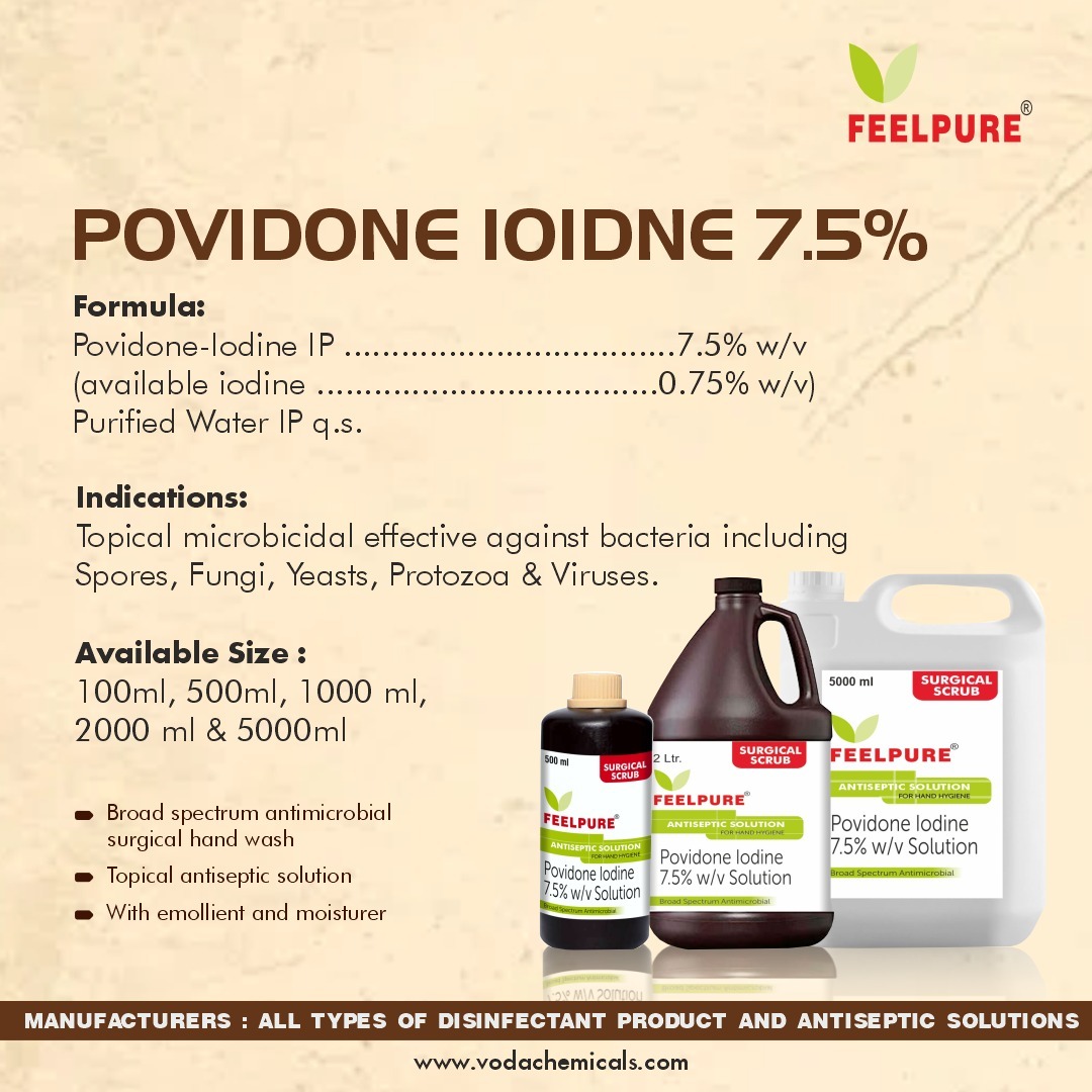 Surgical Scrub Povidone Iodine 7.5% Solution 100ml