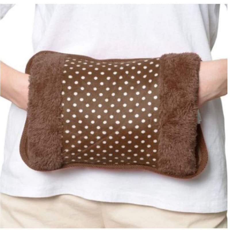 Velvet Heating Bag - Double-thick Flexible Pvc, High-grade Velvet Fabric | Portable Rechargeable, 120 Minutes Of Heat Relief For Muscle Pains