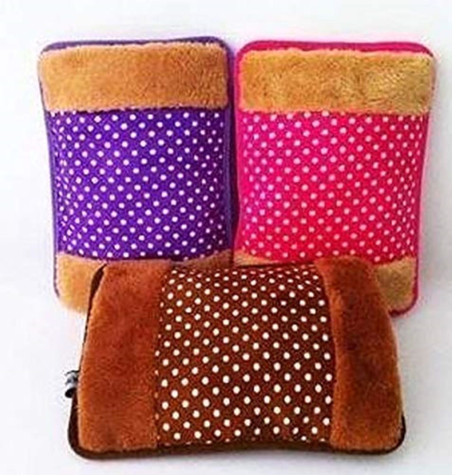 Velvet Heating Bag - Double-thick Flexible Pvc, High-grade Velvet Fabric | Portable Rechargeable, 120 Minutes Of Heat Relief For Muscle Pains