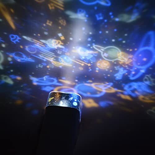 Galaxy Projection Humidifier - Plastic, 10x10x10 Cm | Humidifier, Night Light, Star Projector For Kids - 3 Color Options, Quiet Operation, Easy Clean Tank