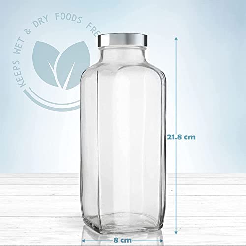 Water And Juice Glass Bottle - High-quality Material, Compact Size For Ample Storage | Airtight Seal, Distinctive Crocodile Pattern, Easy To Clean Decor Accent