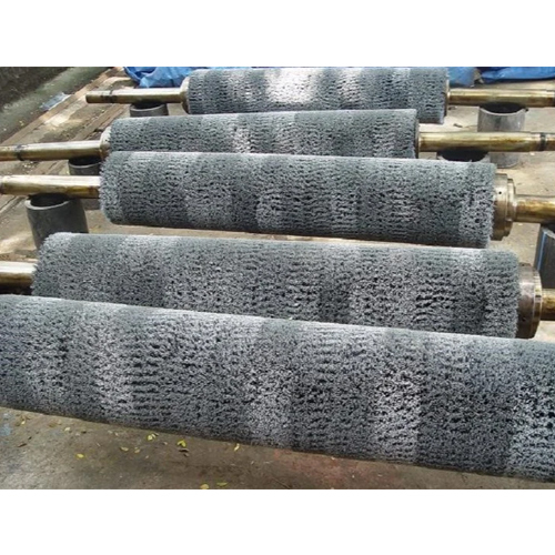 Abrasive Nylon Spiral Roller Brush - Size: Different Available