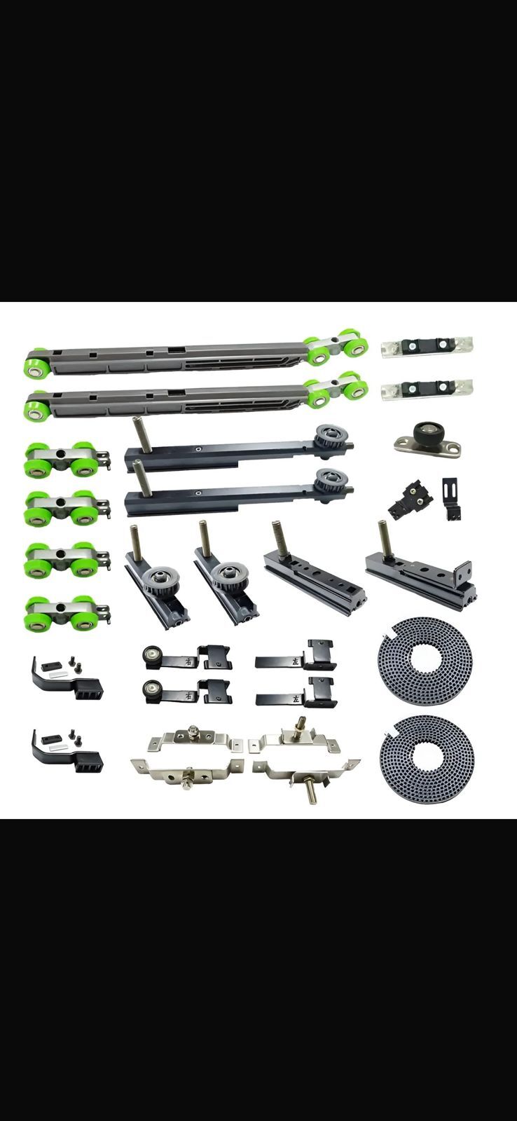 Slim Profile Hardware Accessories - Color: Matt Black