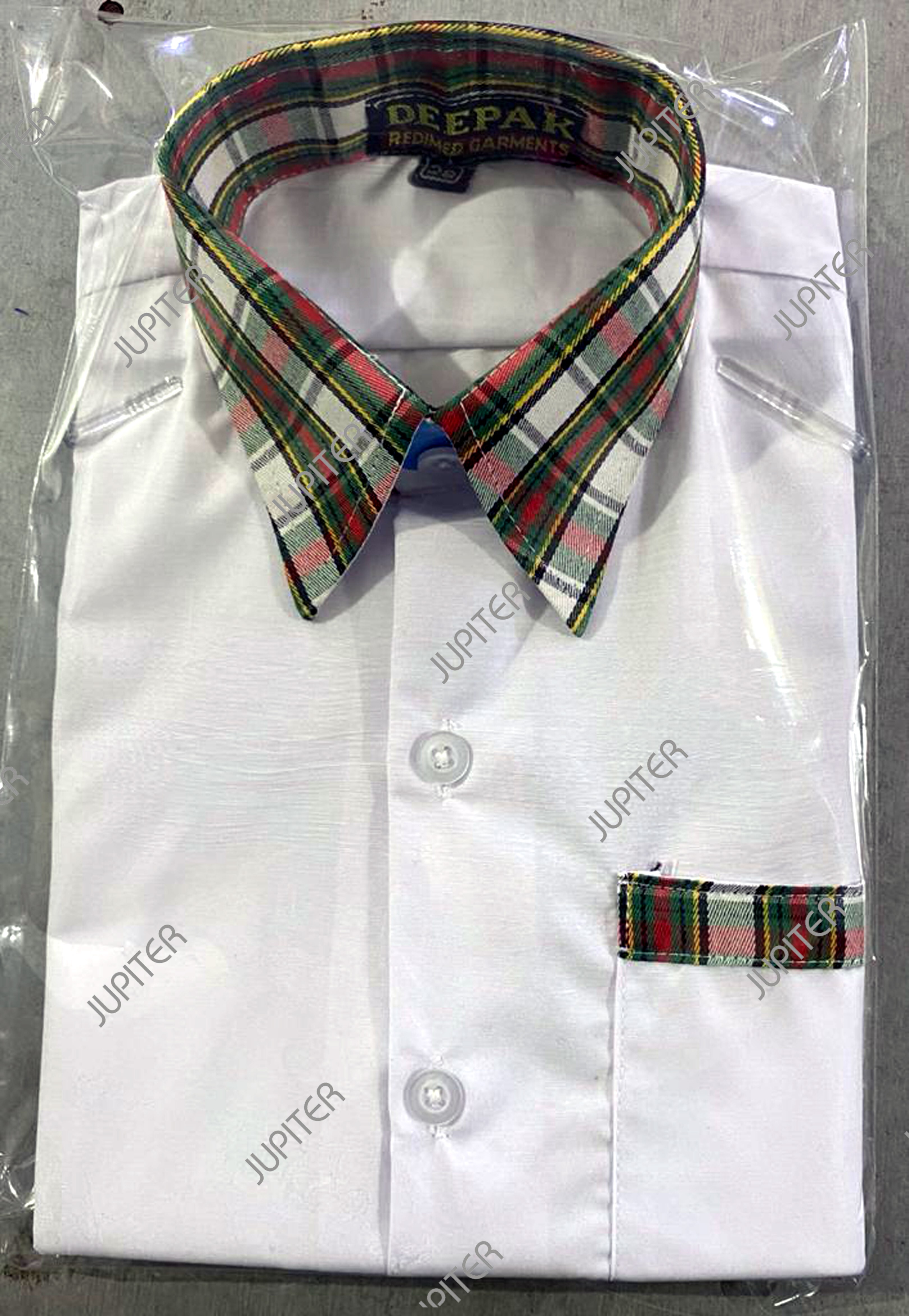 School Uniform Shirts - Cotton Polyester Blend, Customized Logo, Classic Collar Style, Unisex For Ages 4-19, Short & Long Sleeve Options, Durable And Stylish Design