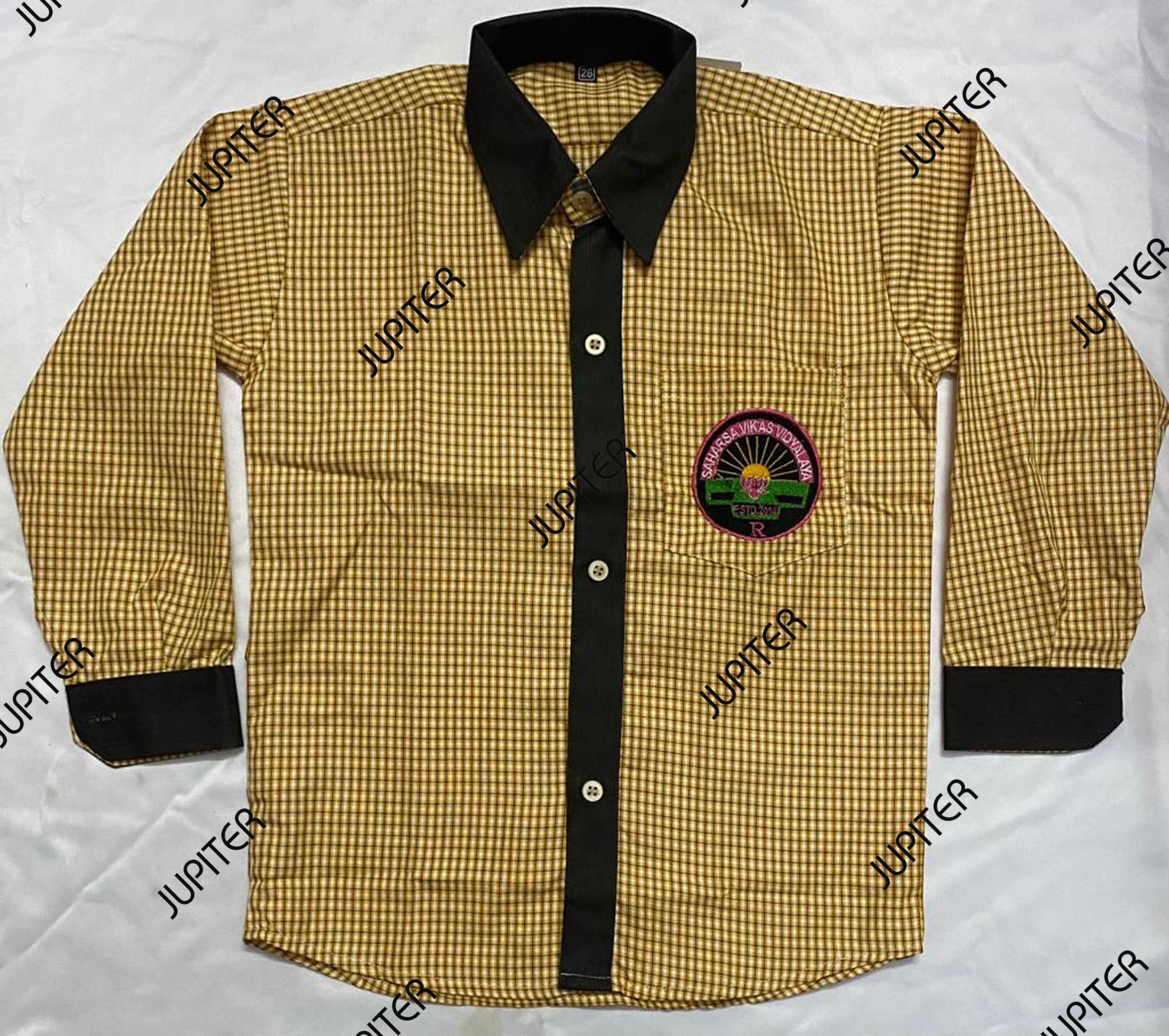 School Uniform Shirts - Cotton Polyester Blend, Customized Logo, Classic Collar Style, Unisex For Ages 4-19, Short & Long Sleeve Options, Durable And Stylish Design