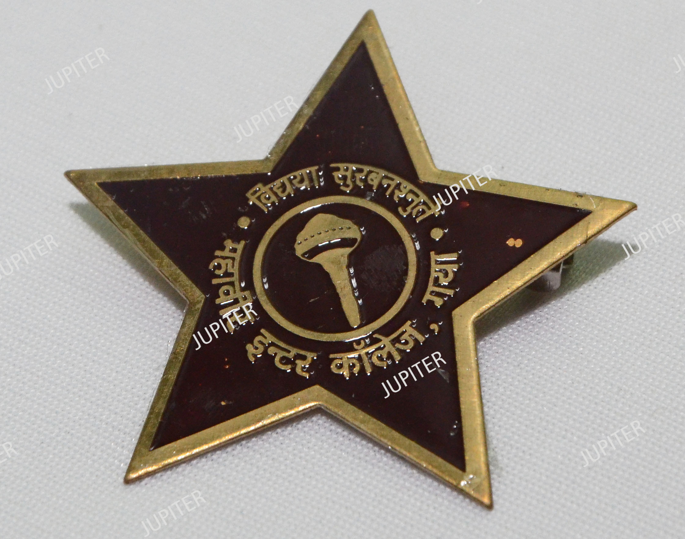 Metal School Badge - Synthetic Plastic Custom Sizes Available | Multicolor Rectangle Shape Lightweight Resilient Design