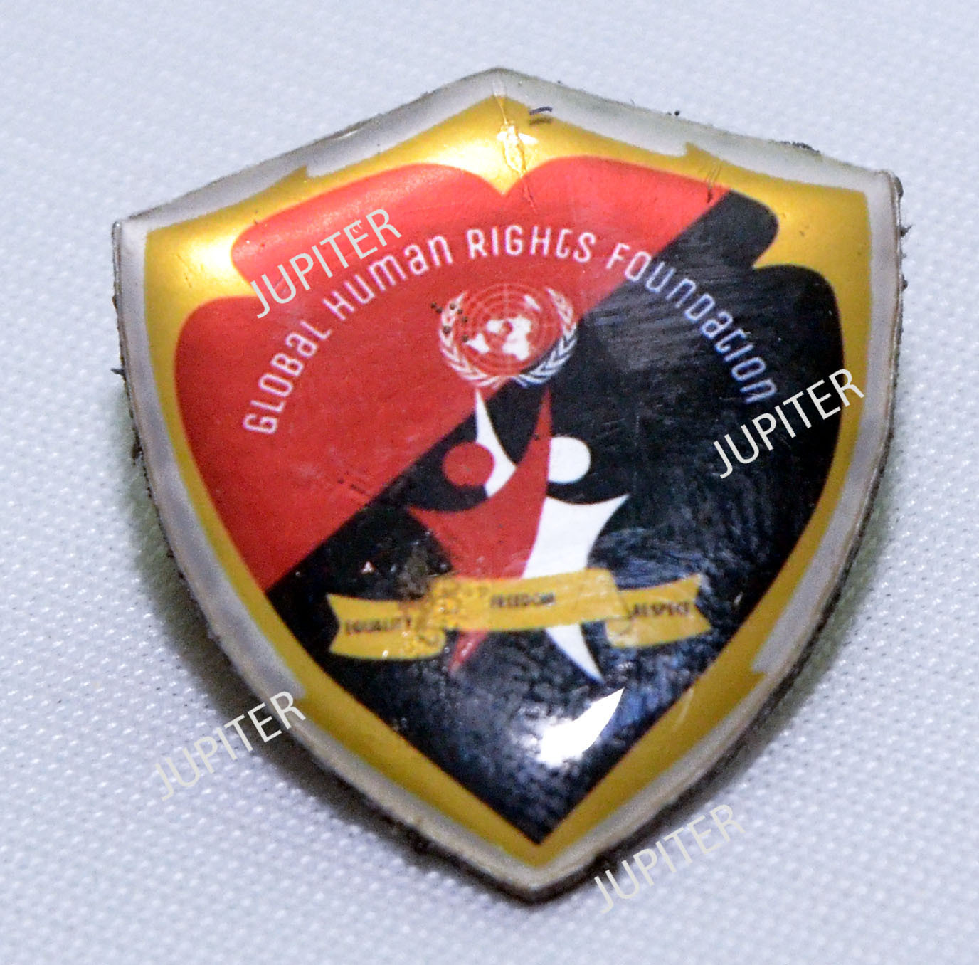 Metal School Badge - Synthetic Plastic Custom Sizes Available | Multicolor Rectangle Shape Lightweight Resilient Design