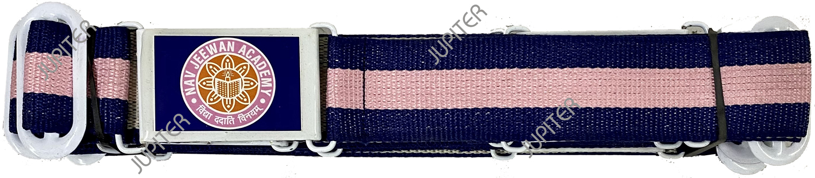 School Belt - Metal Finish In Brass And Steel, Powder Coating With Customized Logo, Tailored Niwar Options For Unisex Wearers Aged 4-19