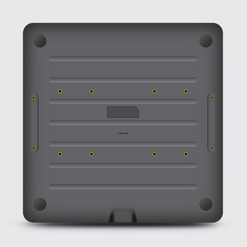 R3 Desktop Rfid Reader - Durable Plastic, 318 Mm X 318 Mm X 20 Mm | Sleek Black Design, Uhf Rfid Technology, Ideal For Asset Tracking And Warehouse Management