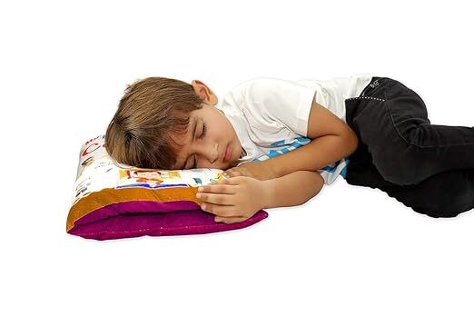 Mitsico Kid's Soft Learning Cotton Pillow Book - Medium Size, Multicolor | Great Tool For Learning Hindi, English, Gujarati Alphabets, Numbers & More