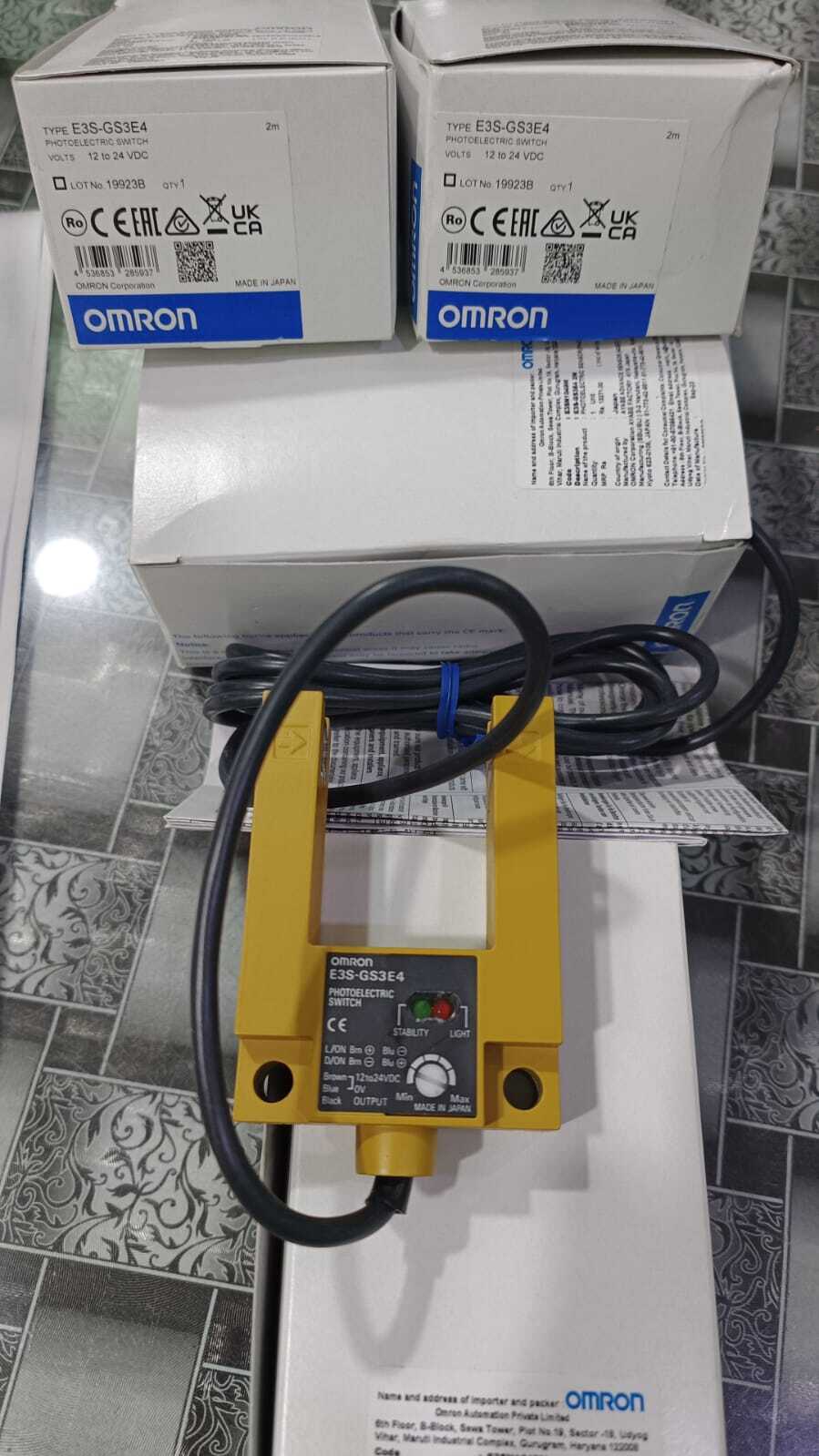 Omron Photoelectric Switch, E3s-gs3e4 at 6997.00 INR in Gurugram