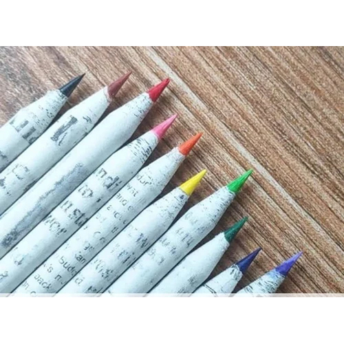 Newspaper Color Pencils - Color: Multicolor