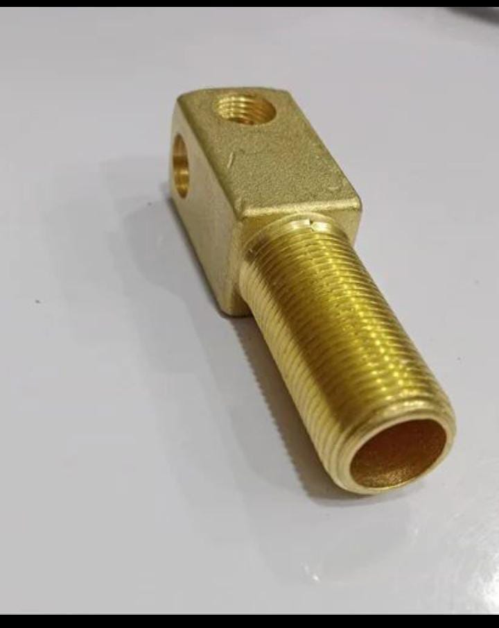 Golden Brass Four Way Extension Nipple